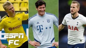Lewandowski Lists His Top 5 Strikers, Erling Haaland and Harry Kane Left Out?