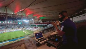 Brazilian Club Uses DJ To Enliven Stadium