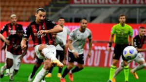 Zlatan Ibrahimovic Blasted 2 Goals For AC Milan
